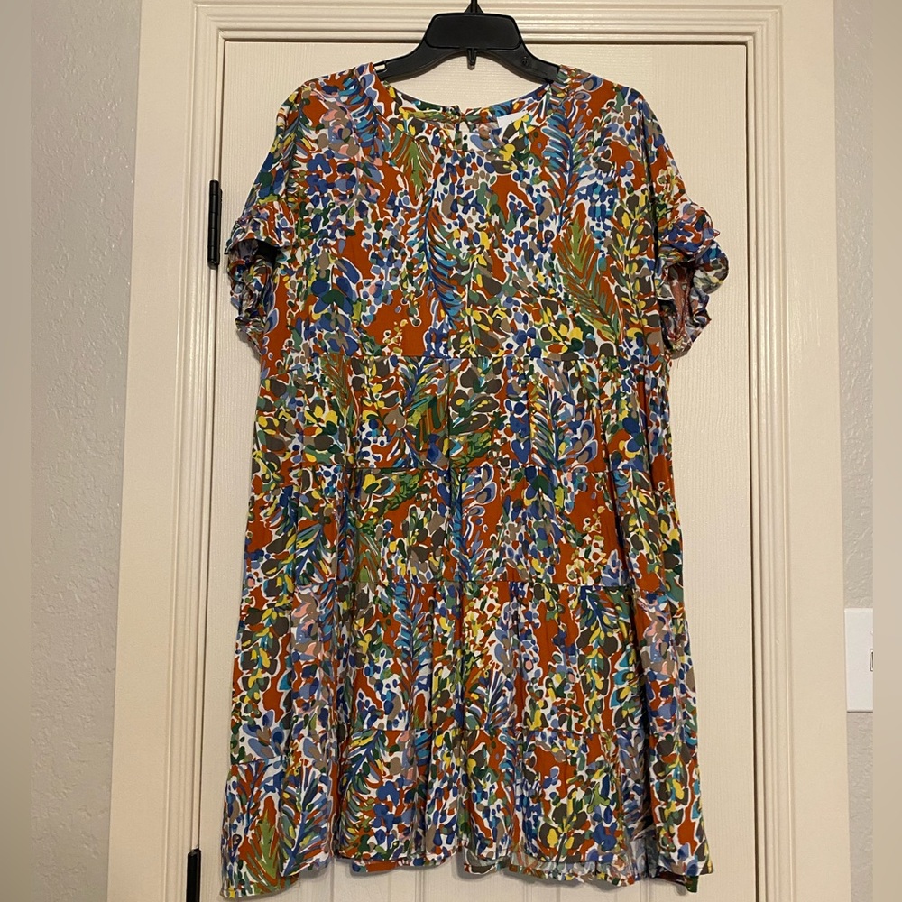 NWOT Mint Julep Earthy Florals Dress